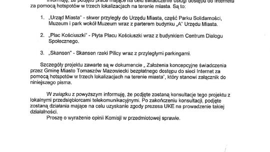 Bezpłatny Internet - dyskusja trwa
