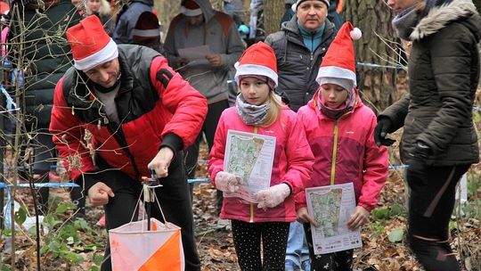 Biegali z mapą po lesie
