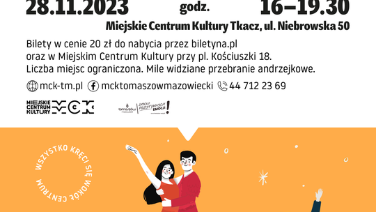 Biesiada andrzejkowa w MCK Tkacz