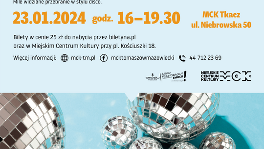 Biesiada senioralna w stylu disco