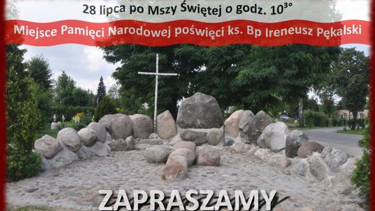 Biskup Ireneusz Pękalski poświęci Miejsce Pamięci Narodowej