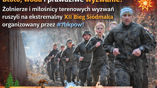 Błoto, woda i charakter. XII Bieg Siódmaka za nami – ekstremalne wyzwanie w Tomaszowie Mazowieckim