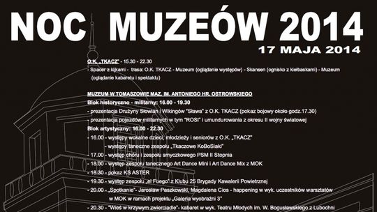 Bogaty program Nocy Muzeów