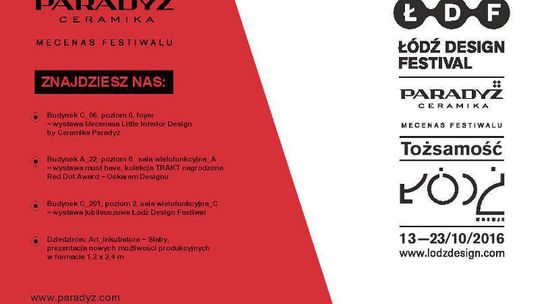 Ceramika Paradyż po raz 10. zaprasza na Łódź Design Fetival