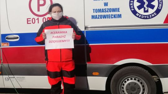 Ceramika Paradyż wsparła Tomaszowskie Centrum Zdrowia w walce z COVID-19