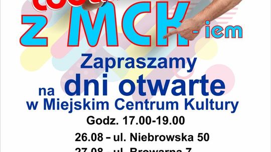 Coolturalne Show z MCK-iem – przyjdź na dni otwarte