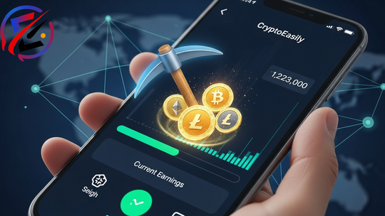 CryptoEasily wprowadza na rynek mobilną aplikację do kopania kryptowalut