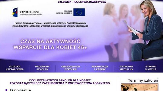 CZAS NA AKTYWNOŚĆ - WSPARCIE DLA KOBIET 45 +