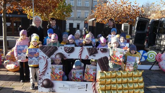 Czekoladowe listy rozgrzały Plac Kościuszki