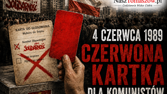 Czerwona kartka dla komunistów. 4 czerwca 1989 roku Polska wybrała wolność