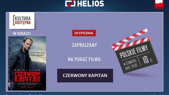"Czerwony kapitan" w cyklu "Kultura Dostępna" - rozdajemy zaproszenia