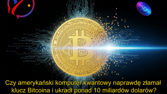 Czy amerykański komputer kwantowy naprawdę złamał klucz Bitcoina i ukradł ponad 10 miliardów dolarów?