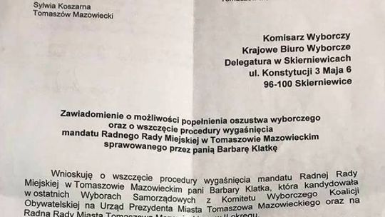Czy Barbara Klatka straci mandat radnej?