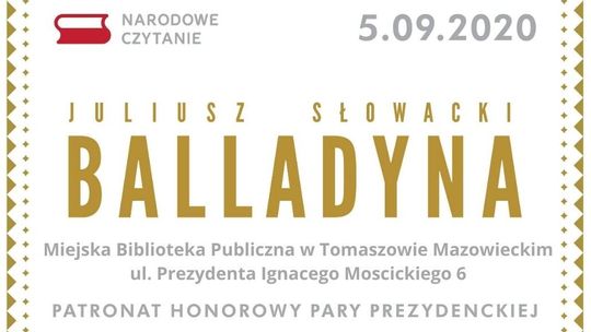 Czytać będą Balladynę
