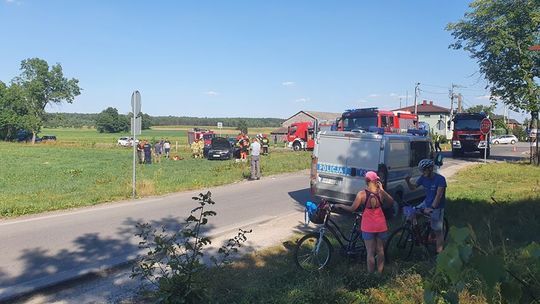 Czytelnicy informują: wypadek na drodze Wolbórz - Ujazd