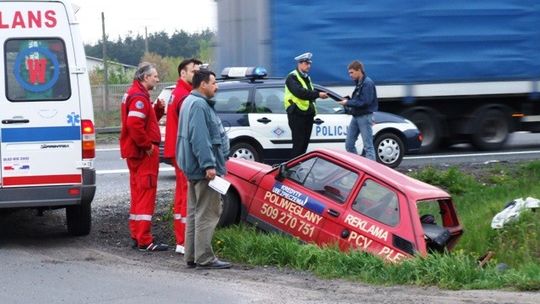 Dachowanie na Nagórzyckiej i jeszcze raz Łazisko