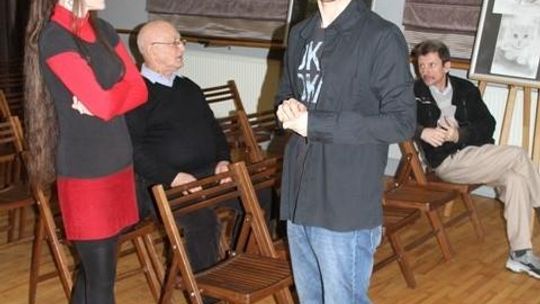Dawid Krośnia w “Saloniku ARTystycznymm”