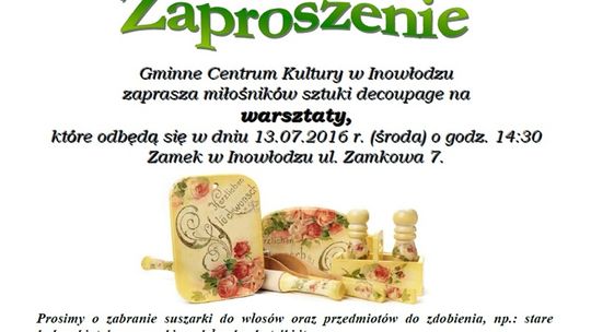 Decoupage na Zamku