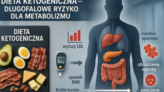 Dieta ketogeniczna może mieć w dłuższej perspektywie szkodliwy wpływ na metabolizm
