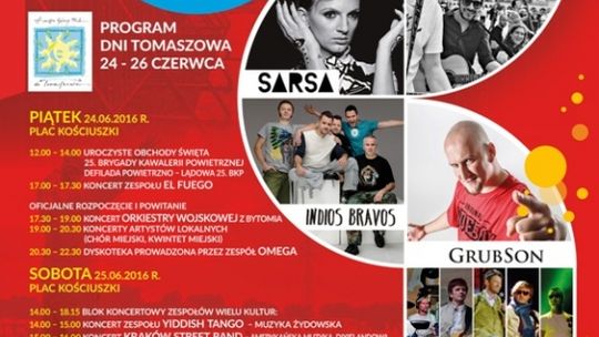 Dni Tomaszowa już w ten weekend! Zobacz program!
