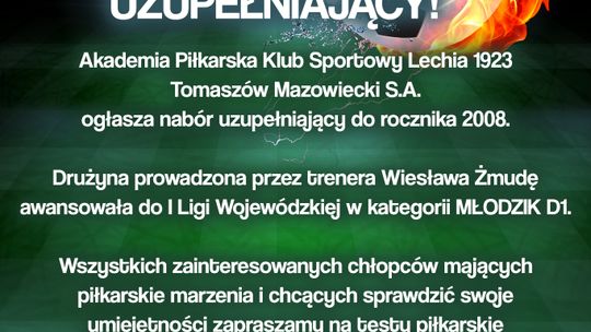 Do Akademii zapisać się czas