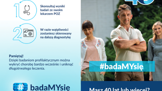 Dobre zmiany dla pacjentów. Zbadaj się profilaktycznie. To nic nie kosztuje