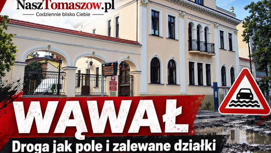 Droga jak pole, zalewane działki i drgania w domach. Radny interweniuje w sprawie Wąwału