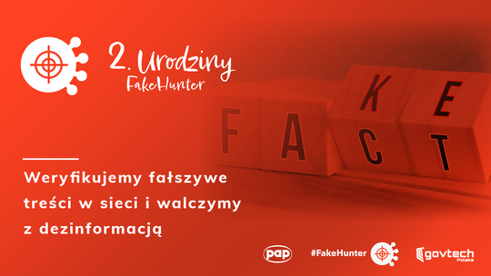 Drugie urodziny FakeHunter i blisko 2 tysiące zweryfikowanych fake newsów