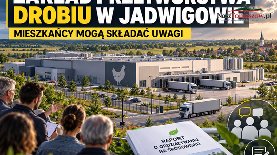 Duży zakład przetwórstwa drobiu w Jadwigowie. Mieszkańcy mogą już składać uwagi