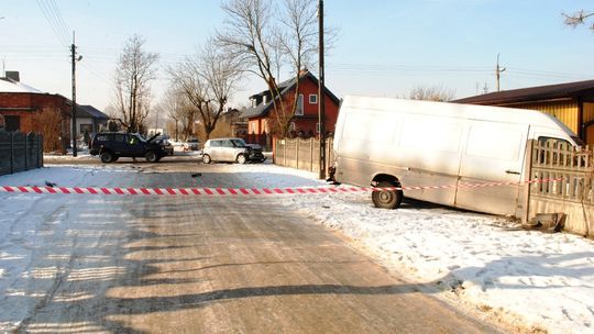 Dwie osoby ranne w wypadku na Szczęśliwej