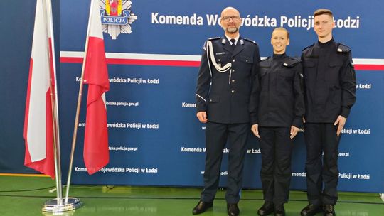Dwoje młodych policjantów zasili tomaszowską komendę Policji