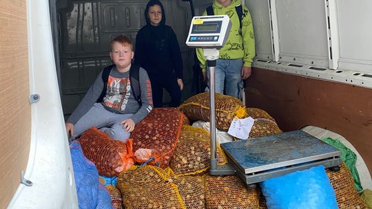 Dzieci z "Dziesiątki" zbierają kasztany
