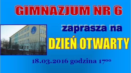 Dzień Otwarty w Gimnazjum nr 6