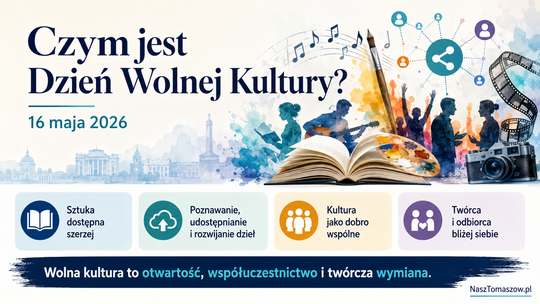Dzień Wolnej Kultury 2026. 16 maja przypomina, że sztuka może być bliżej ludzi