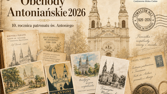 Dziesięć lat ze św. Antonim w Tomaszowie. Rocznica patronatu, pamiątki i zagadka niedokończonej książki