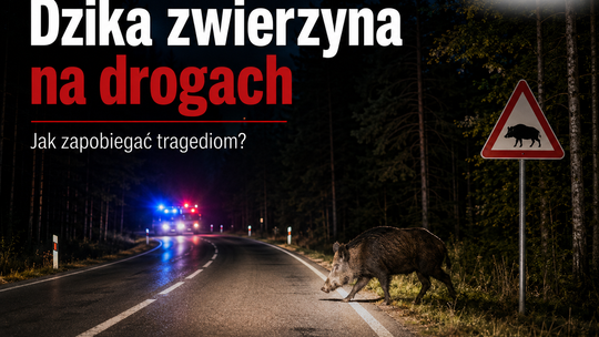 Dzika zwierzyna na drogach powiatu tomaszowskiego. Strach jest zrozumiały, panika — niebezpieczna