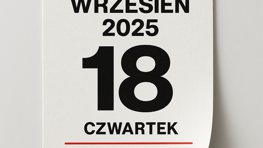 Dziś w kraju i na świecie (czwartek, 18 września)