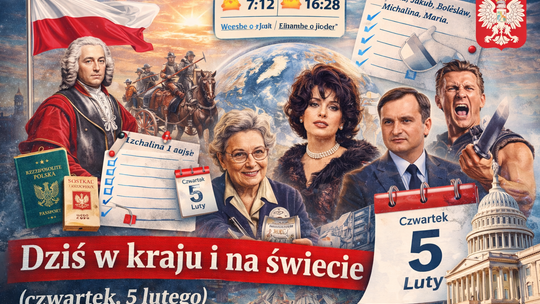 Dziś w kraju i na świecie (czwartek, 5 lutego)