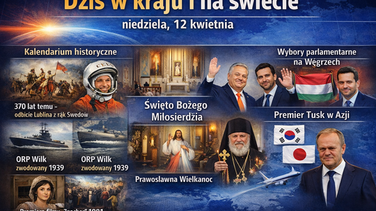 Dziś w kraju i na świecie. Między „Znachorem” a Gagarinem, między Łagiewnikami a politycznym teatrem