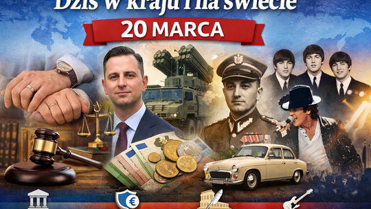 Dziś w kraju i na świecie – najważniejsze wydarzenia (piątek, 20 marca)