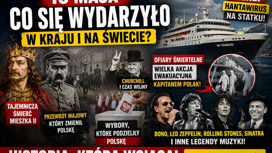 Dziś w kraju i na świecie. Niedziela, 10 maja