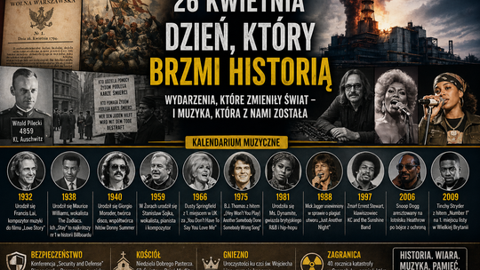 Dziś w kraju i na świecie – niedziela, 26 kwietnia