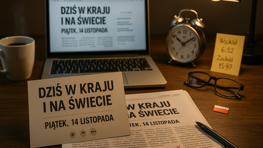 Dziś w kraju i na świecie (piątek, 14 listopada)