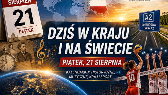 Dziś w kraju i na świecie – piątek, 21 sierpnia