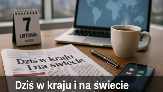 Dziś w kraju i na świecie (piątek, 7 listopada)