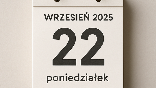 Dziś w kraju i na świecie (poniedziałek, 22 września)