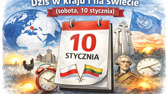 Dziś w kraju i na świecie (sobota, 10 stycznia)