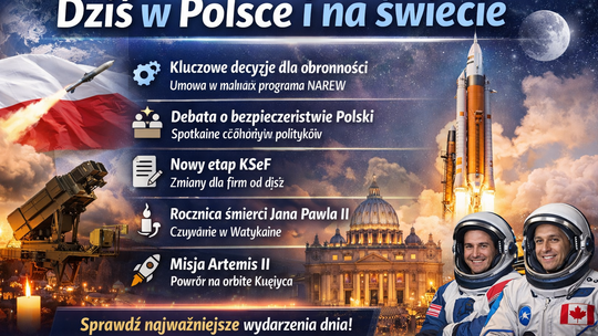 Dziś w kraju i na świecie (środa, 1 kwietnia)