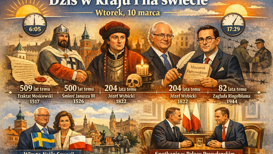 Dziś w kraju i na świecie (wtorek, 10 marca)