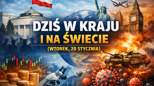 Dziś w kraju i na świecie (wtorek, 20 stycznia)
